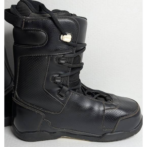 Morrow Snowboard Boots Men\'s‎ US 8 Black Lace-Up Winter Snow Gear All Mountain main image 4